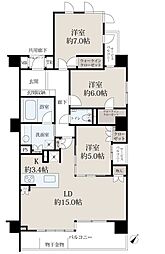 間取図画像 3LDK