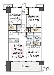 間取図画像 3LDK