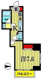 T-TERRACE森下 1Kの間取図画像