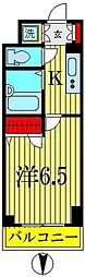レジディア大島 1Kの間取図画像