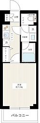 ARCOBALENOOSHIAGEEAST 1Kの間取図画像