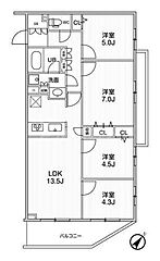 物件の間取り