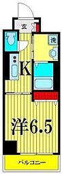 VILLATREESIDE 1Kの間取図画像