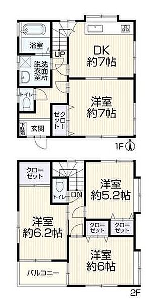 間取りを拡大表示