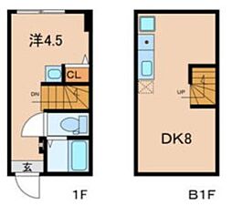 東京メトロ丸ノ内線 四谷三丁目駅 徒歩4分の賃貸マンション 1階1DKの間取り