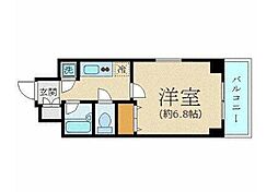 JR総武線 信濃町駅 徒歩5分の賃貸マンション 9階1Kの間取り