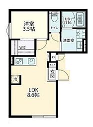 間取図画像 1LDK