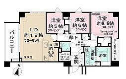 間取図画像 3LDK