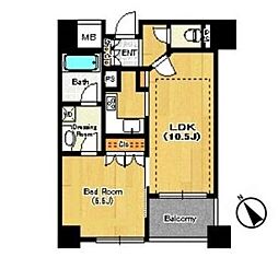 間取図画像 1LDK