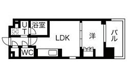N'sパークレジデンス新宿御苑 1LDKの間取図画像