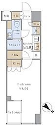 BrilliaistSENDAGAYA 1Kの間取図画像