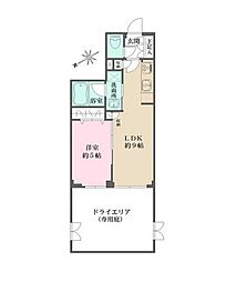 ACPレジデンス文京春日 1LDKの間取図画像