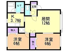 物件の間取り