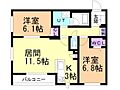 BASE厚別3階11.0万円