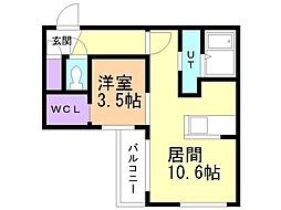 仮）ＧＡー厚別中央3−3ＭＳ 3階/-
