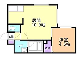 間取図画像 1LDK