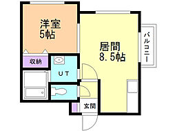 間取図画像 1LDK