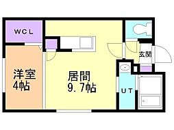 仮称）北広島市中央4丁目ＭＳ　Ａ棟 2階/-