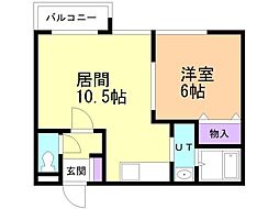 間取図画像 1LDK