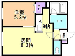 間取図画像 1LDK