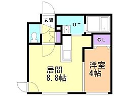 ONE STAGEひばりが丘 1LDKの間取図画像