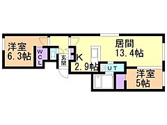 物件の間取り