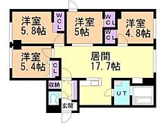 物件の間取り