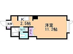 藤井ビルひばりが丘 1Kの間取図画像