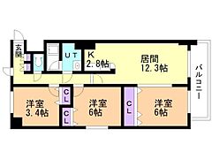 物件の間取り
