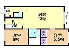 物件の間取り