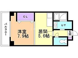 間取図画像 1DK