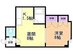 間取図画像 1LDK