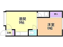 間取図画像 1LDK