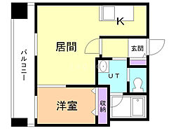 間取図画像 1LDK