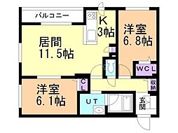 JR函館本線 厚別駅 徒歩6分 1階/-