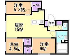 間取図画像 3LDK