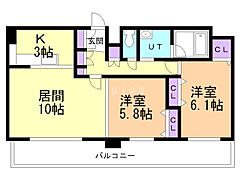 物件の間取り