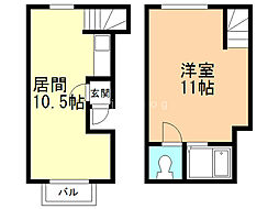 シティエリア5・4 1LDKの間取図画像