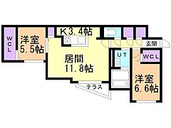 物件の間取り