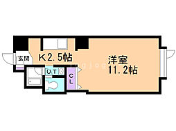 藤井ビルひばりが丘 1Kの間取図画像