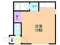 ドリーム54 ワンルームの間取図画像