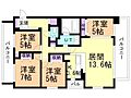 グラティア平岸3階12.5万円