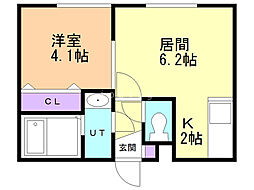 間取図画像 1LDK