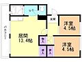 札幌西月寒団地34階4.8万円