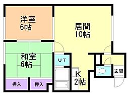 リバー平岡 2階/206
