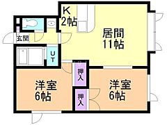 物件の間取り