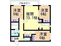 間取図画像 3LDK