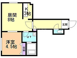 間取図画像 1LDK