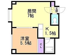 間取図画像 1LDK