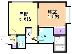 間取図画像 1DK